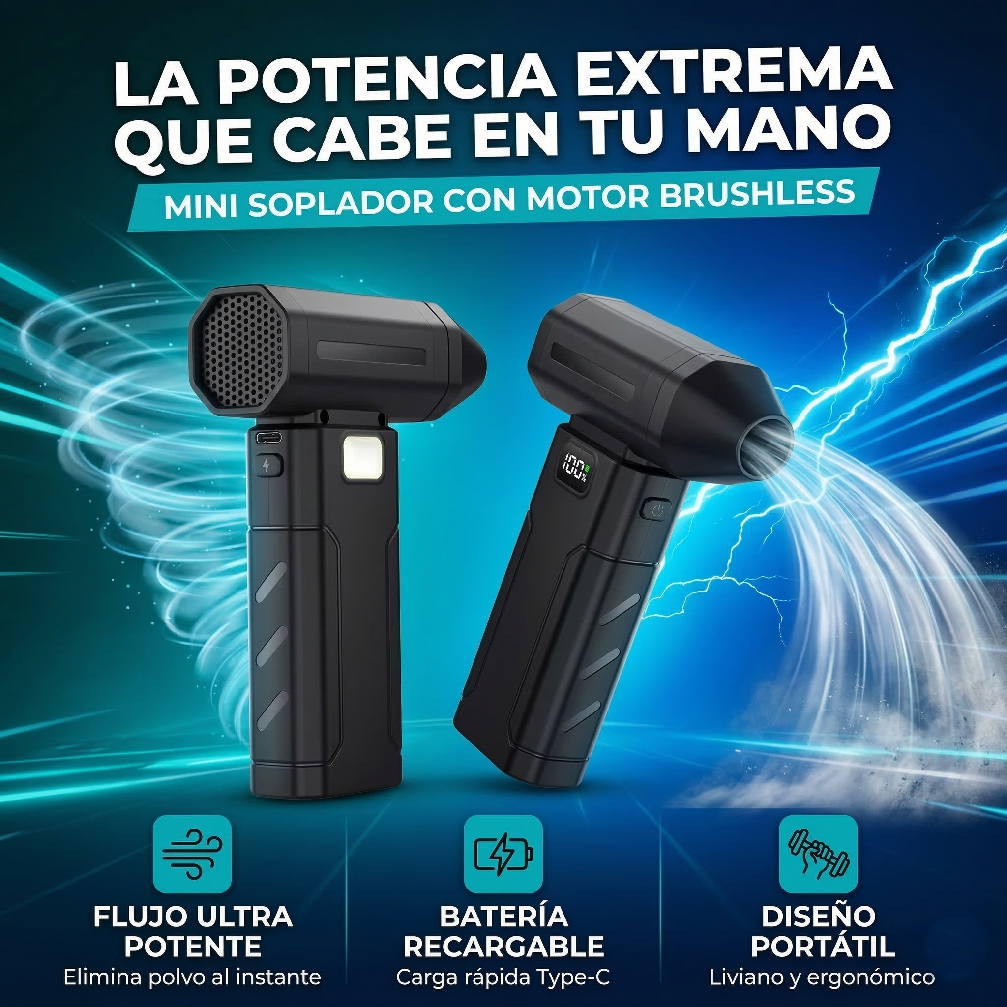 🔥 Mini Soplador Turbo