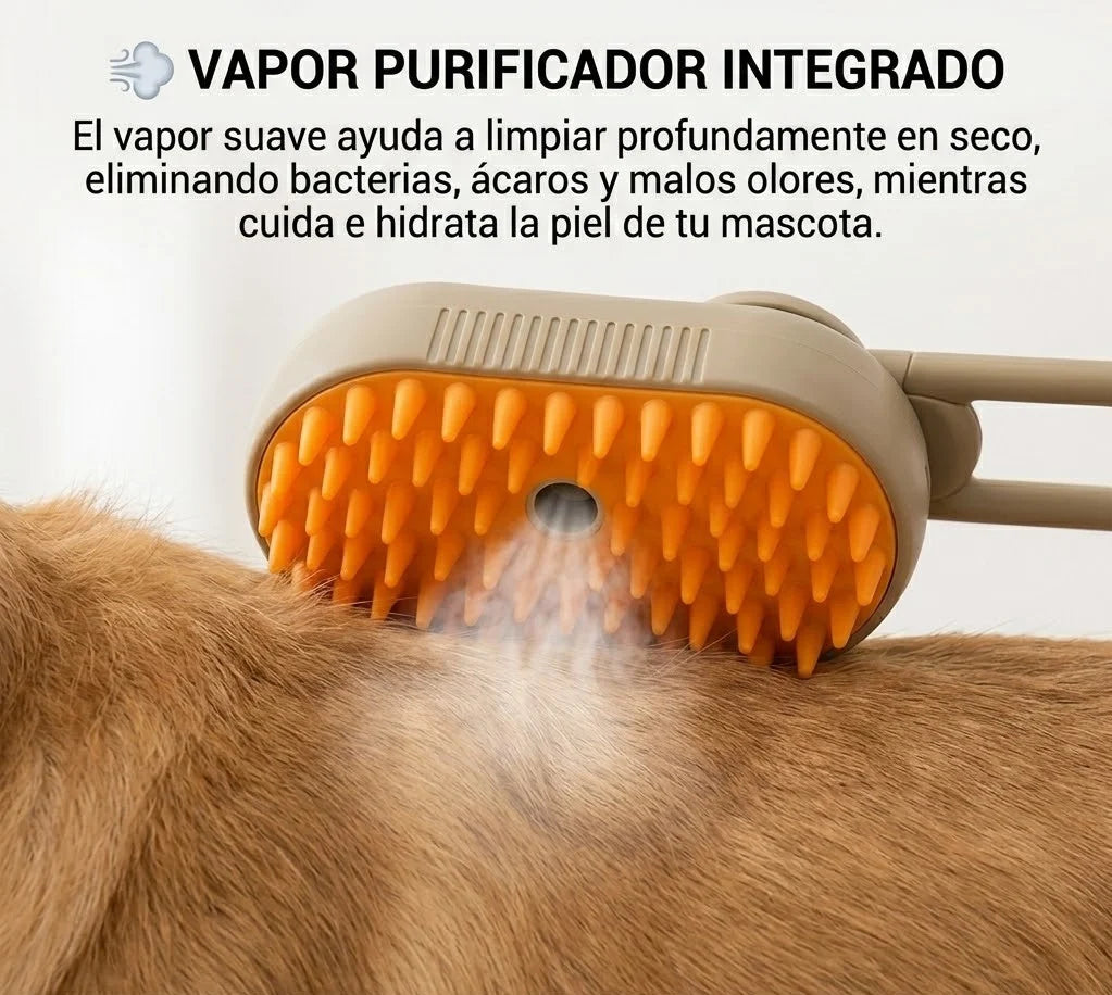 🐾 Cepillo a vapor 3 EN 1