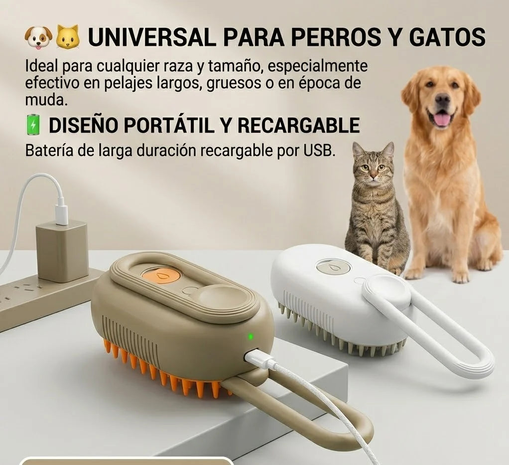 🐾 Cepillo a vapor 3 EN 1
